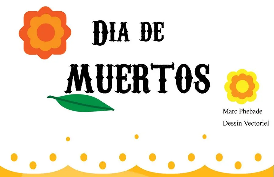 Image de mon Projet d'affiche pour la Dia de muertos (Journée des morts)